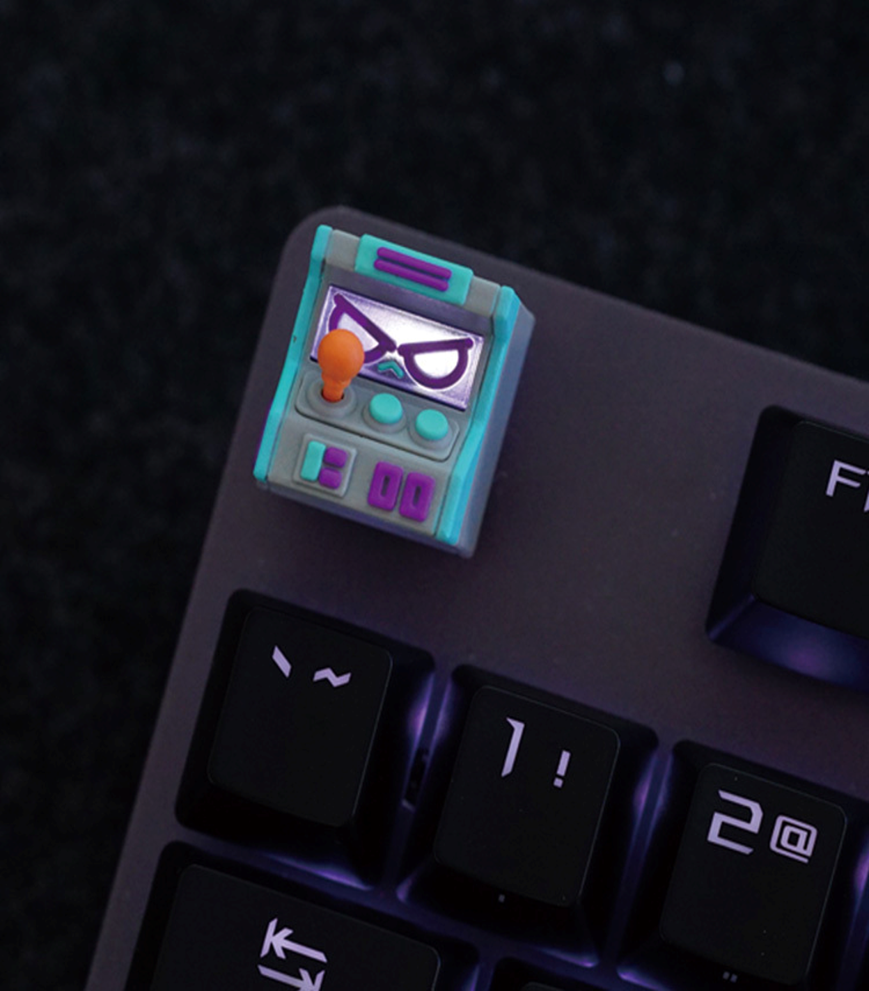 Hot Keys Project HKP Error Keycap Angry Grey Blue Purple Artisan Keycap MK2U57KNF9 |0|