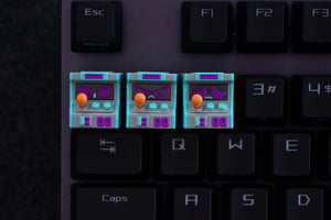 Hot Keys Project HKP Error Keycap Angry Grey Blue Purple Artisan Keycap MK2U57KNF9 |35330|