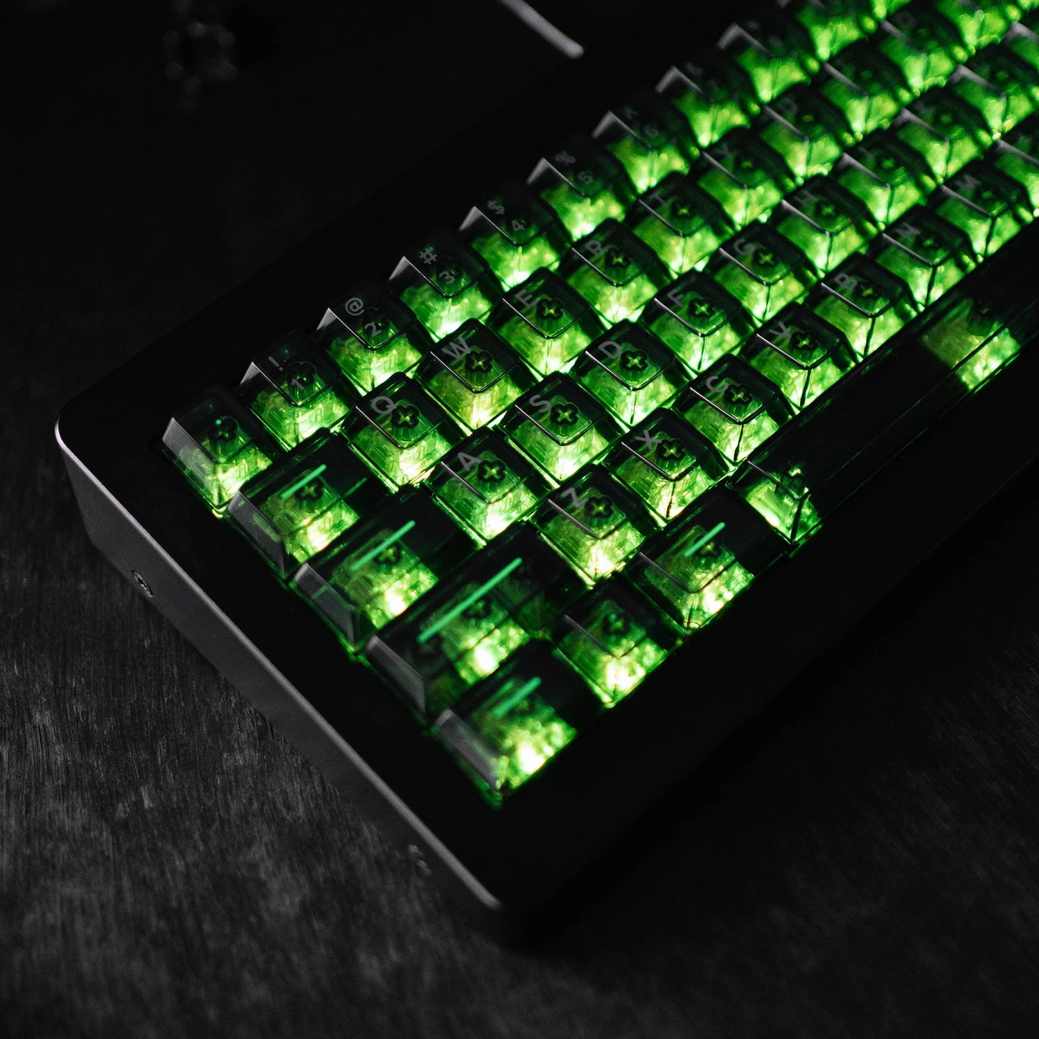 KBDFans Clear Scanner Translucent 157 Key Cherry Profile Polycarbonate