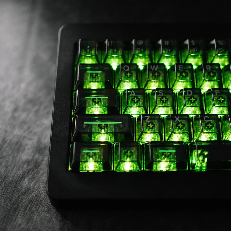 Keyboard Scan Order KBDFans Clear Scanner Translucent 157 Key Cherry Profile Polycarbonate