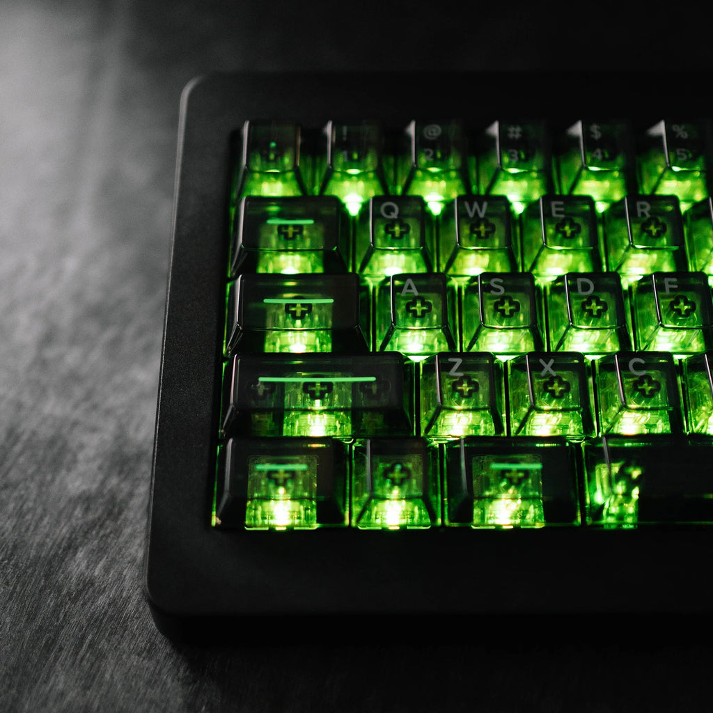 KBDFans Clear Scanner Translucent 157 Key Cherry Profile Polycarbonate