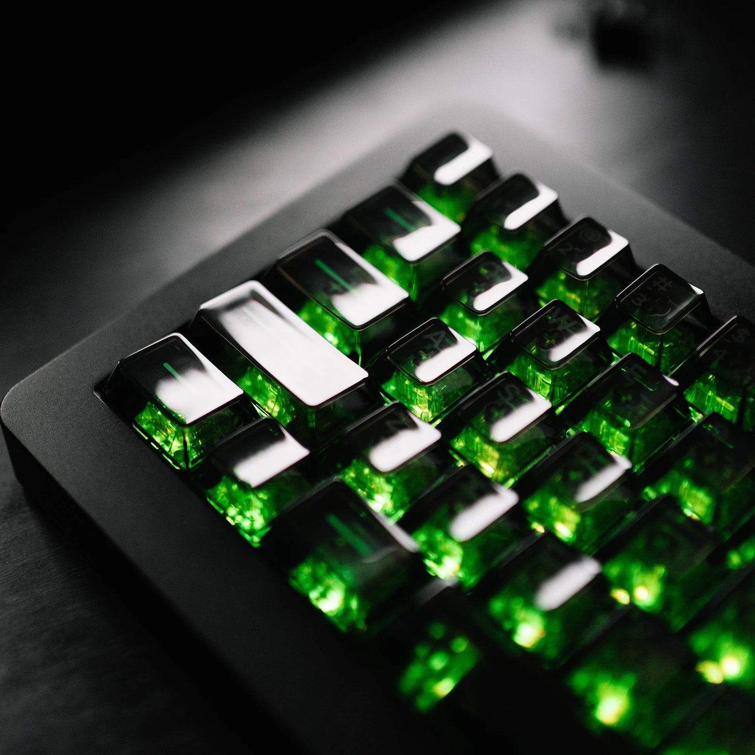 KBDFans Clear Scanner Translucent 157 Key Cherry Profile Polycarbonate