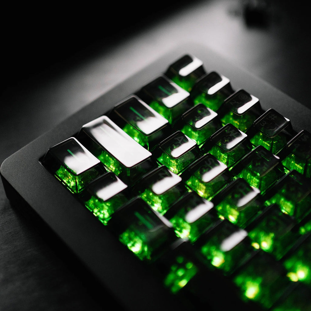 KBDFans Clear Scanner Translucent 157 Key Cherry Profile Polycarbonate