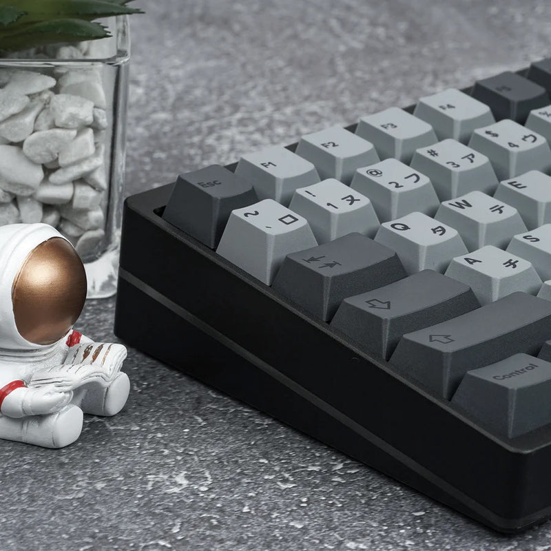 KBDFans Cement Grey Japanese 149 Key Cherry Profile PBT Dye Sub Keycap