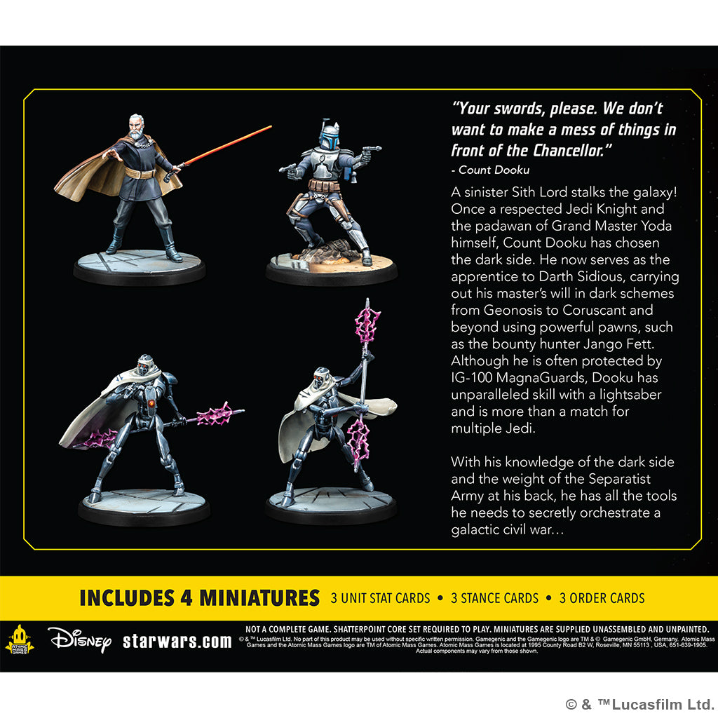 Star Wars: Shatterpoint - Twice the Pride: Count Dooku Squad Pack MKO3ZGAW11 |35454|