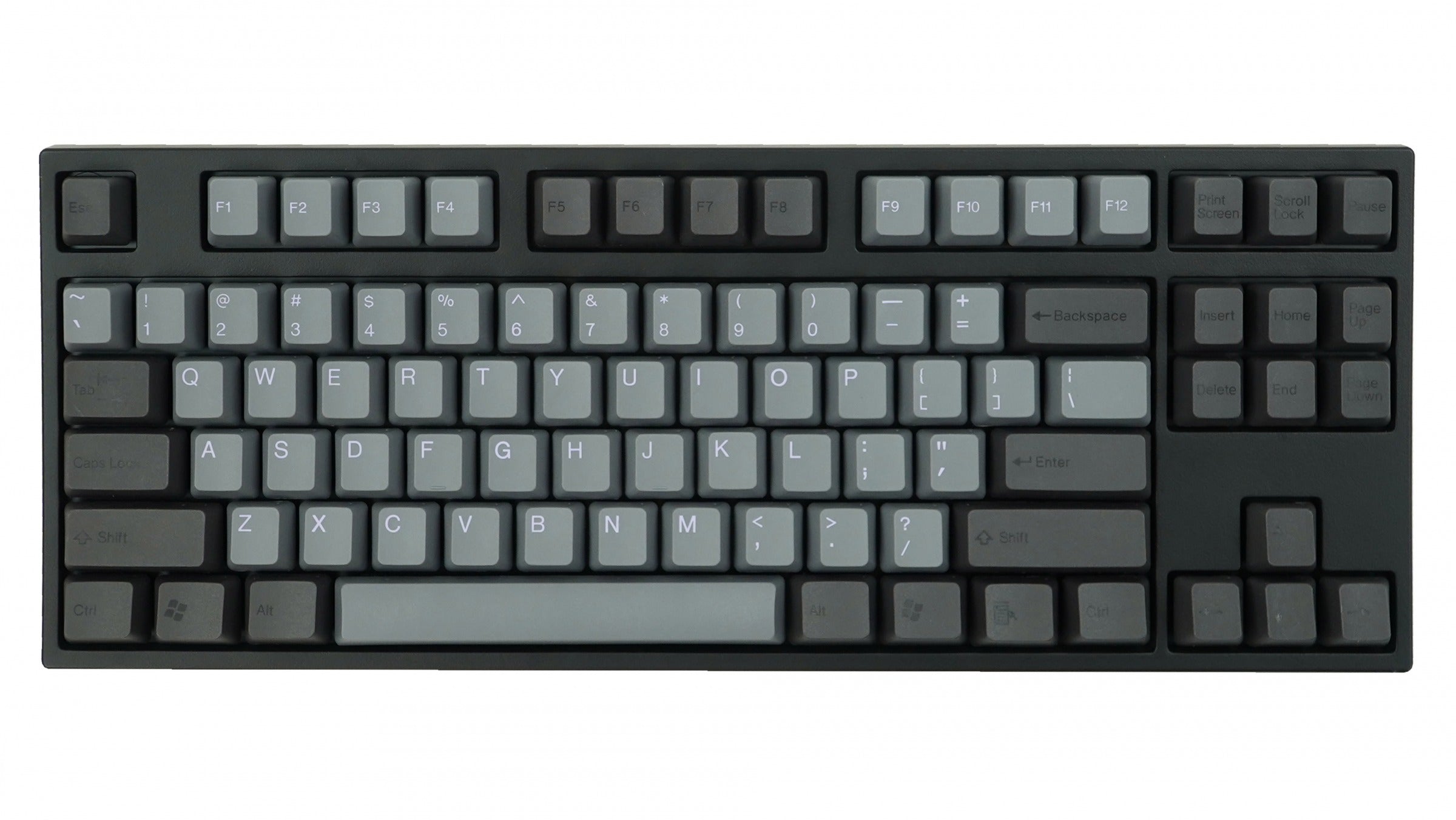 Tai-Hao 104 Key PBT Double Shot Keycap Set Dark Grey/Black MK0CDDCO4I |0|