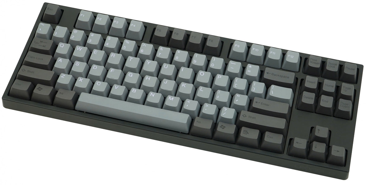 Tai-Hao Dark Grey / Black 104 Key OEM Profile PBT Double Shot Keycap S