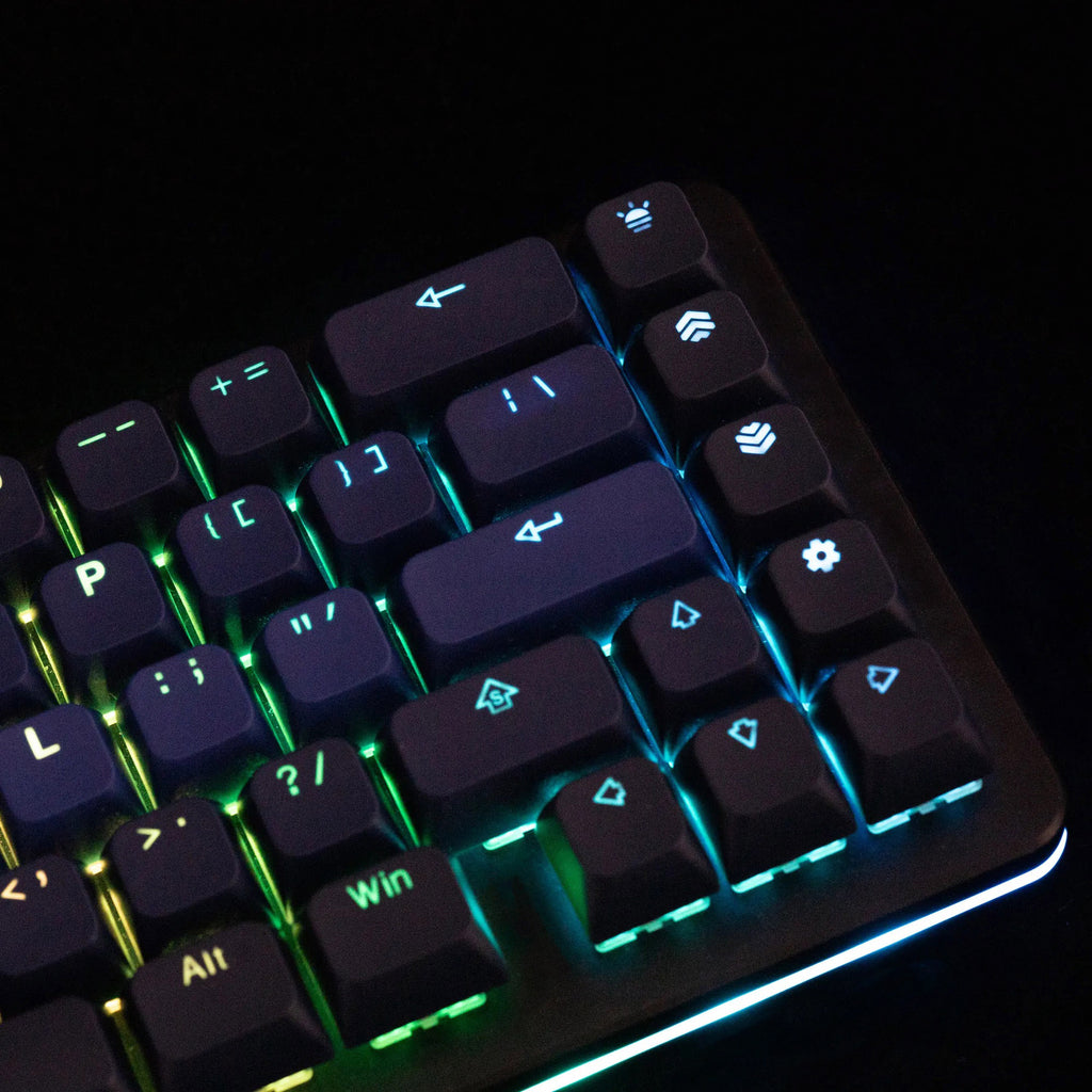 149 Machine Key Tai-Hao Deep Galaxy Backlit 149 Key BOBO Profile Double Shot PBT Keyca