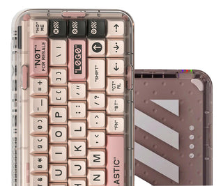 MelGeek Mojo68 RGB LED 65% Double Shot PBT Mechanical Keyboard keyboard image