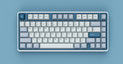 Varmilo Minilo VXB81 Bluebell 75% Bluetooth White LED Double Shot ABS Mechanical Keyboard