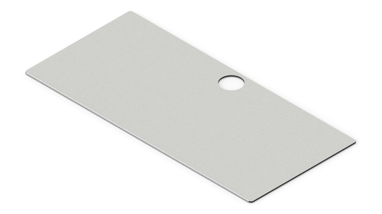 White IKEA MICKE Desk Mat (41