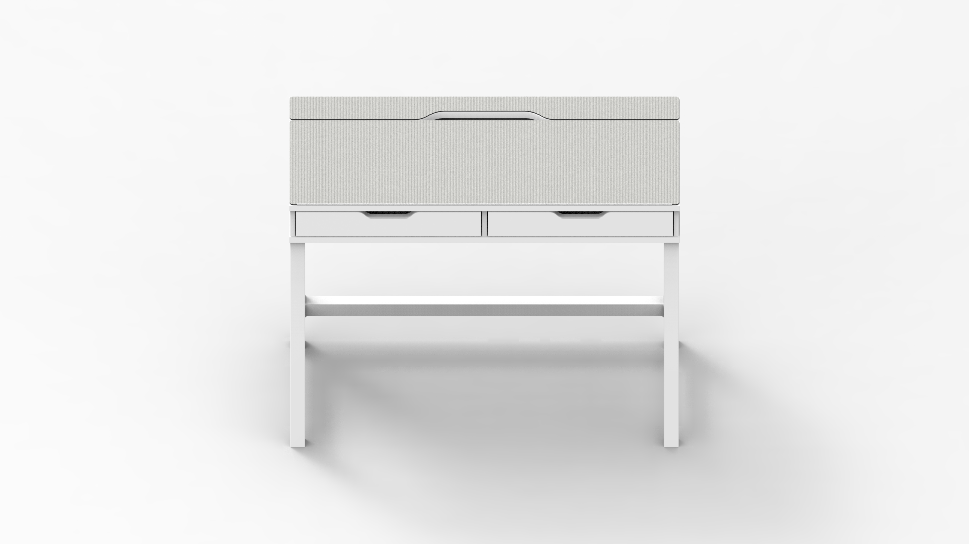 MK White IKEA ALEX Desk Mat (39" / 100 cm) Full-desk Mouse Pad MK0OYKLXLU |40165|