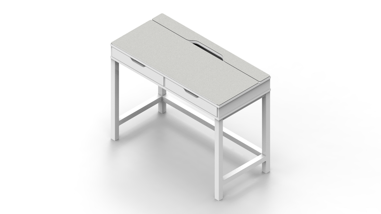 MK White IKEA ALEX Desk Mat (39" / 100 cm) Full-desk Mouse Pad MK0OYKLXLU |40166|