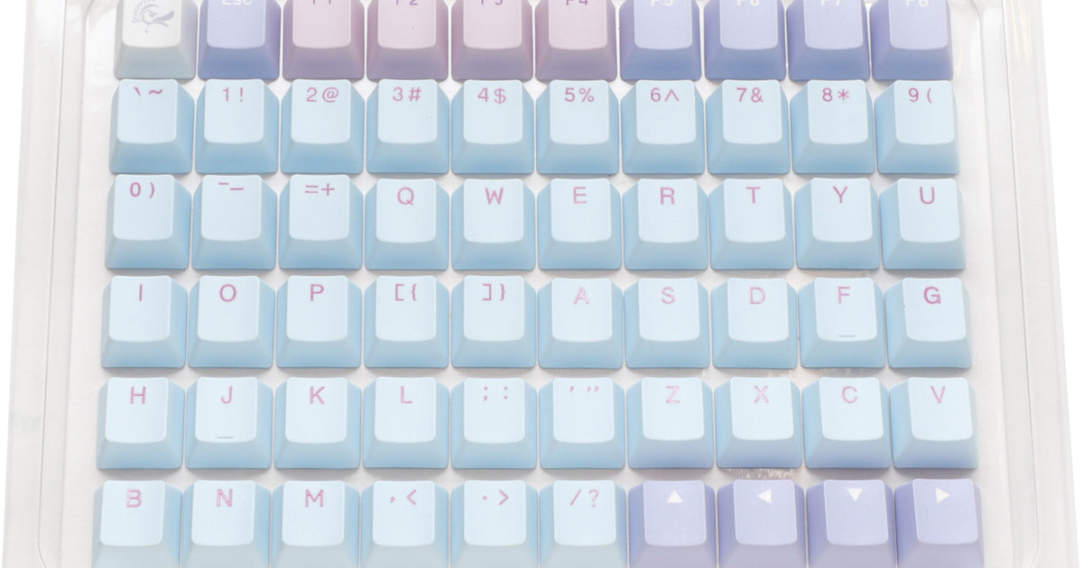 Ducky Macaron 132 Key OEM Profile Double Shot PBT Keycap Set