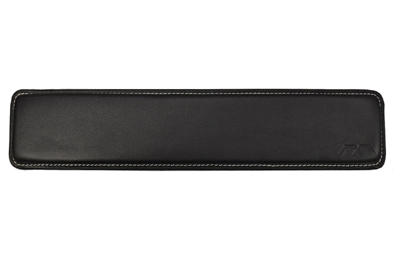 MK Fullsize Leather Wrist Rest with Grey Stitching