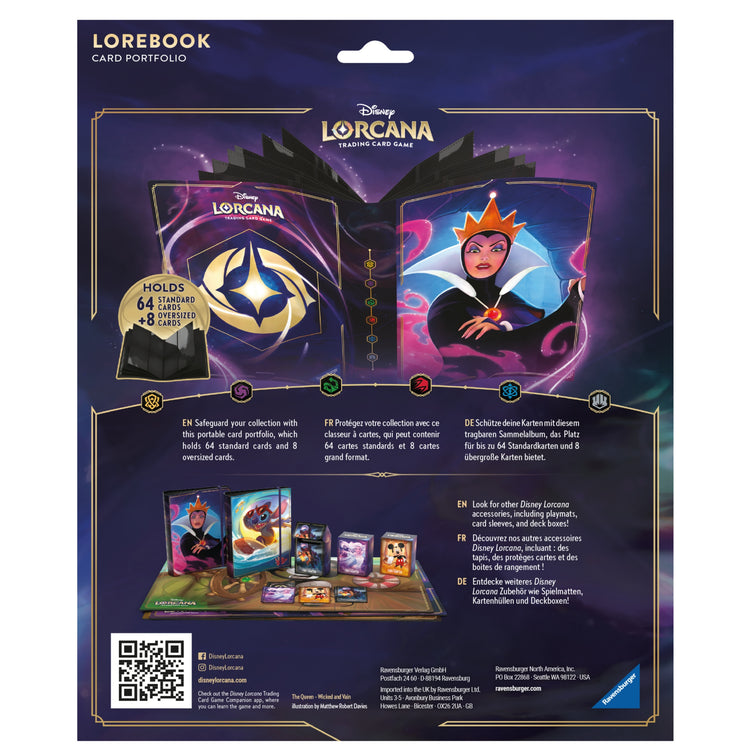 Disney Lorcana: The Evil Queen Portfolio Disney Lorcana: The Evil Queen Portfolio