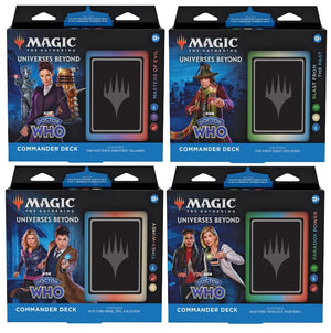 Magic The Gathering - Doctor Who Commander Deck 4 pack MKU5NJGBK8 |0|