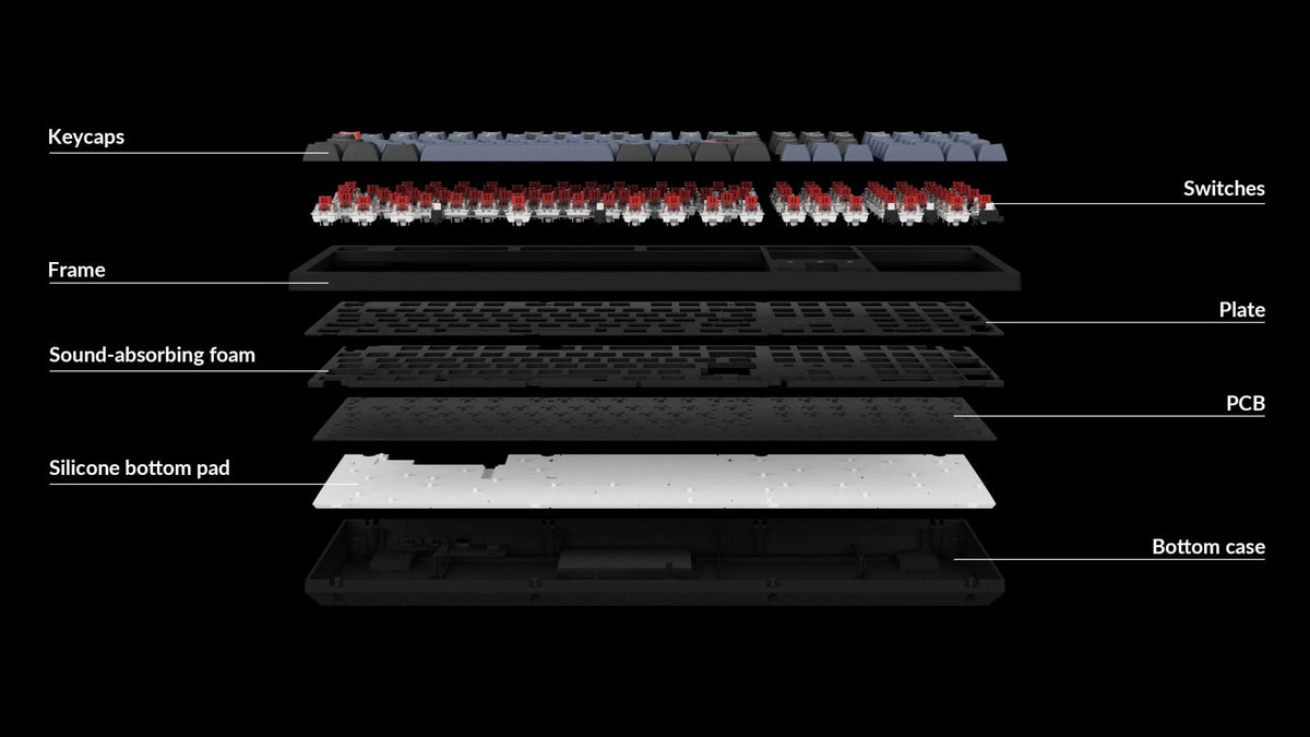Keychron K10 Pro Hotswap Bluetooth 5.1 RGB Win + Mac Mechanical Keyboa
