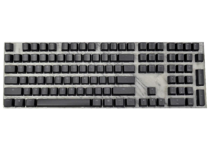 Ducky Black Seamless Backlit 108 Key OEM Profile Double Shot PBT Keyca
