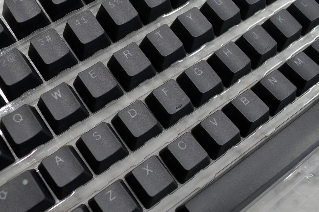 Ducky Black Seamless Backlit 108 Key OEM Profile Double Shot PBT Keyca