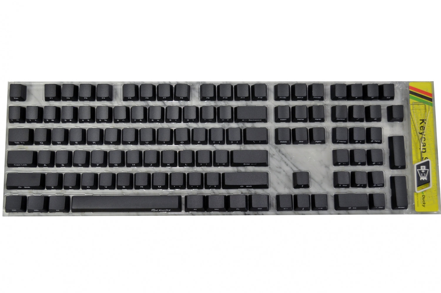 Ducky 108 Key PBT Black Side Print Keycap Set MK7459ASZ9 |37422|