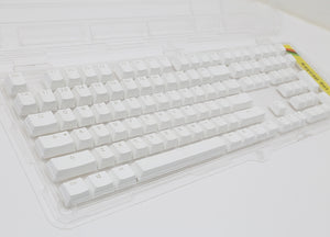 Ducky 108 Key PBT Seamless White Backlit Keycap Set MK39KW2WR2 |33038|