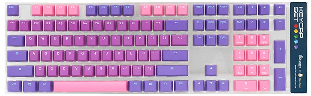 Ducky Ultra Violet 108 Key OEM Profile Double Shot PBT Keycap Set MK5Y7RKPJO |0|
