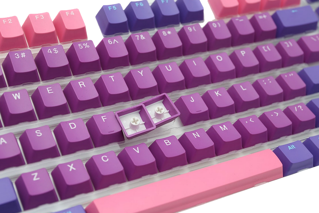 Ducky Ultra Violet 108 Key OEM Profile Double Shot PBT Keycap Set MK5Y7RKPJO |37455|
