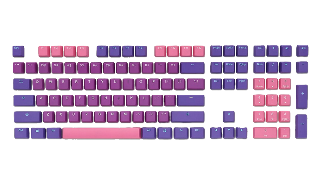 Ducky Ultra Violet 108 Key OEM Profile Double Shot PBT Keycap Set MK5Y7RKPJO |37454|