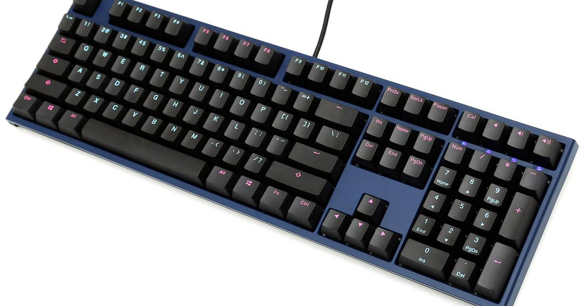 Ducky Midnight 108 Key OEM Profile Double Shot PBT Keycap Set