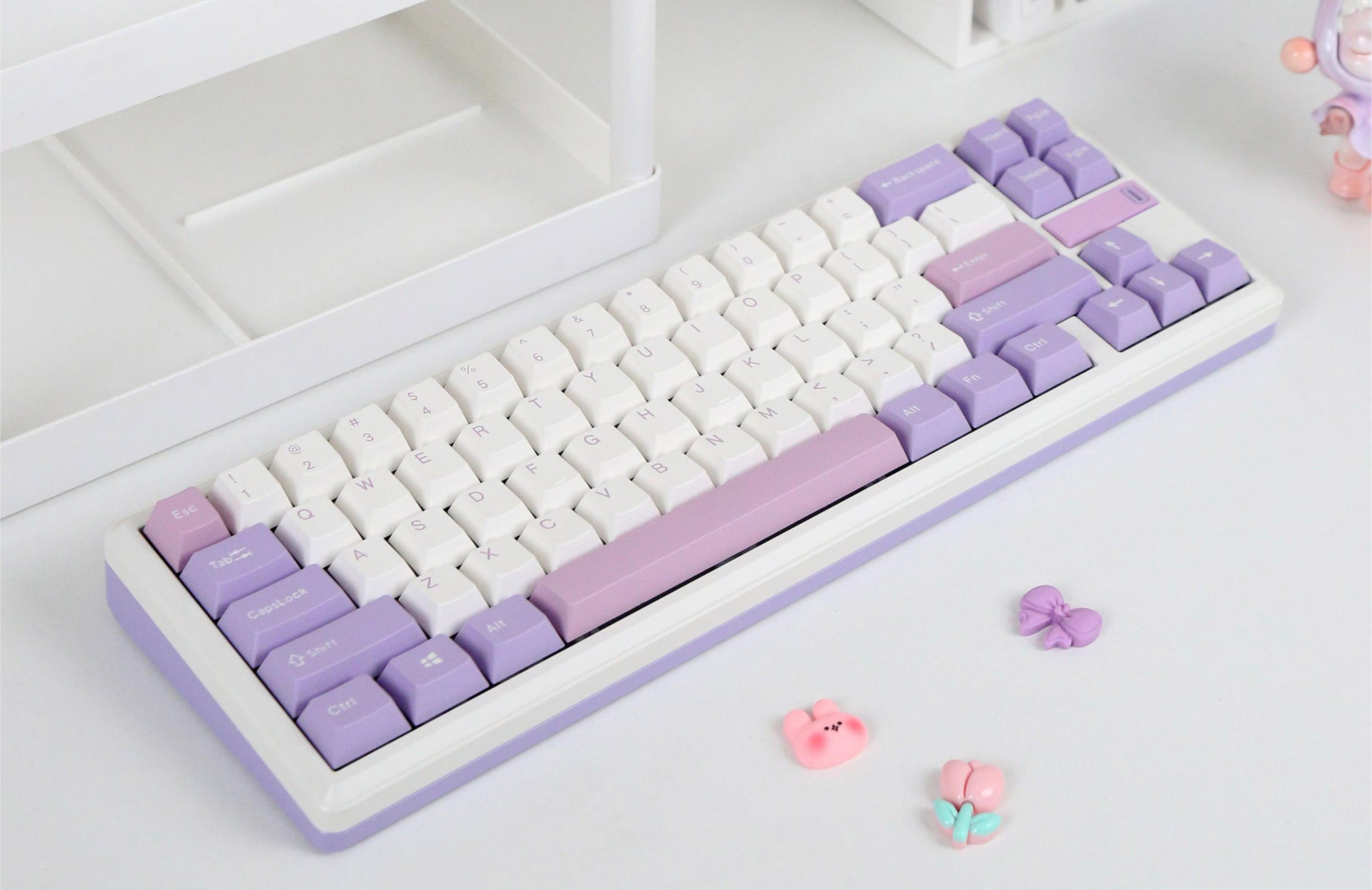 Varmilo Sword 68 Lilac Aluminum 65% Hotswap Bluetooth + 2.4 GHz. RGB M