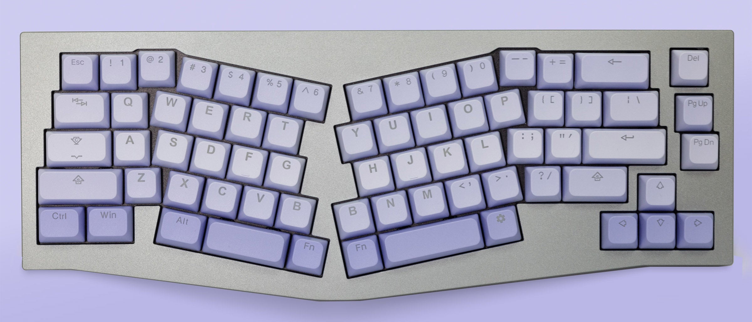 Tai-Hao Aurora Wave Purple Backlit 143 Key BOBO Profile Double Shot ABS MKF2OSUP8Q |59649|