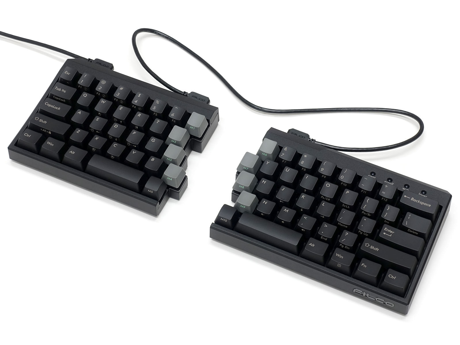 Filco Majestouch Xacro M10SP Black 65% Split Double Shot PBT Mechanical  Keyboard