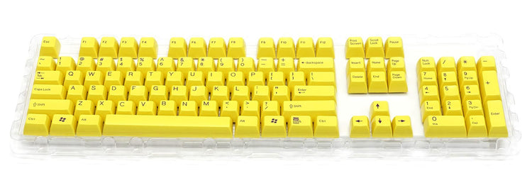 Filco Doubleshot ABS 104 Key Keycap Set Yellow MK9BPYNLLX |0|