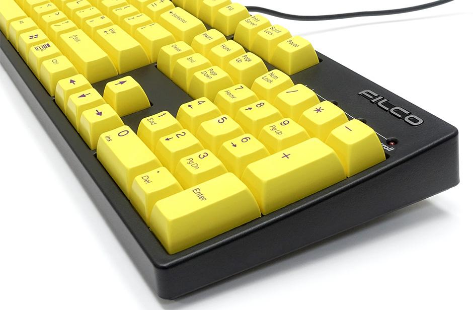 Filco Doubleshot ABS 104 Key Keycap Set Yellow MK9BPYNLLX |37515|