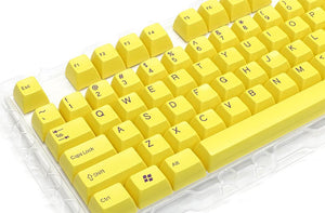 Filco Doubleshot ABS 104 Key Keycap Set Yellow MK9BPYNLLX |37516|