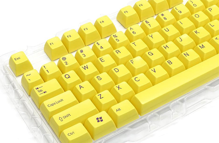 Filco Doubleshot ABS 104 Key Keycap Set Yellow MK9BPYNLLX |37516|