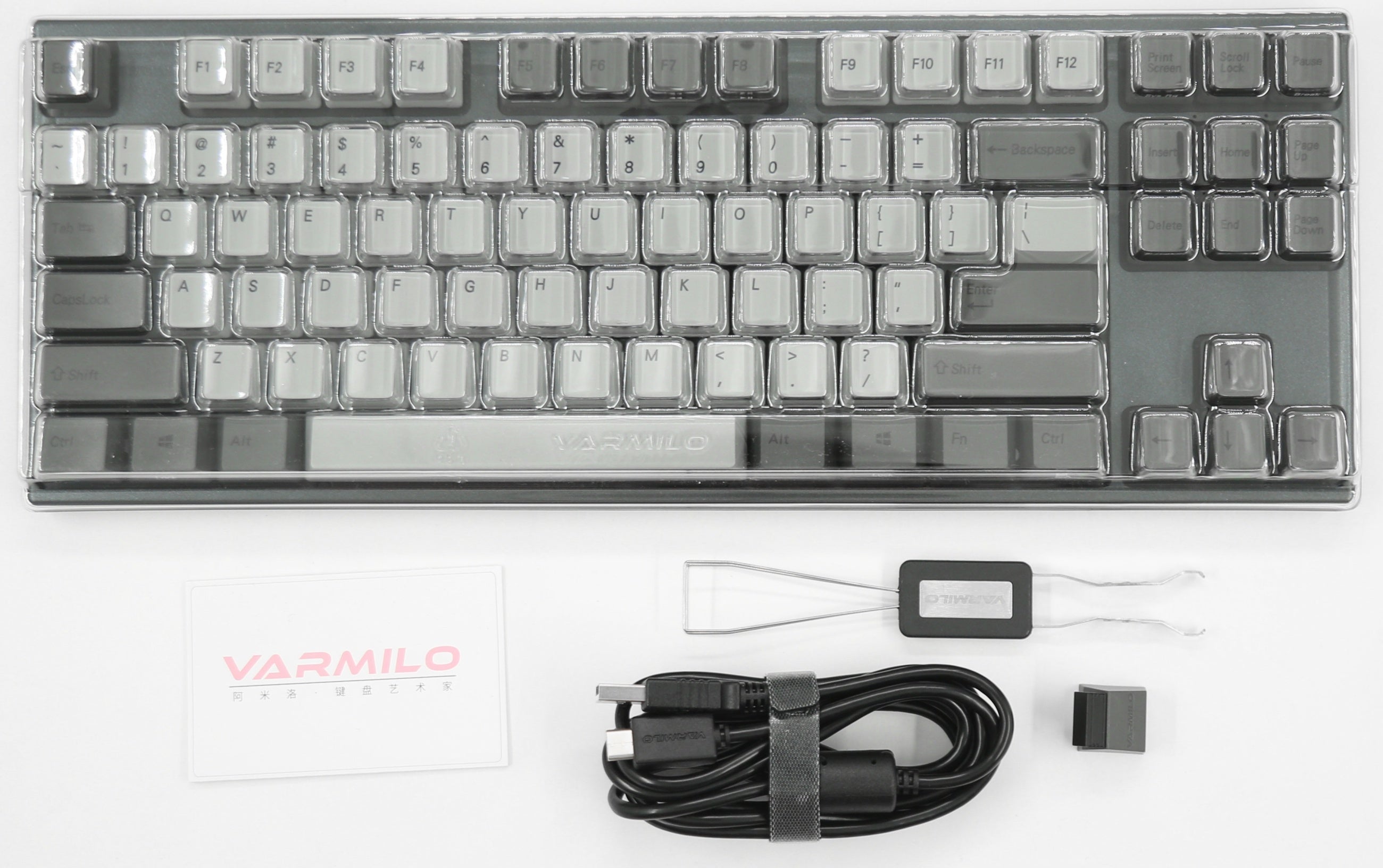 Varmilo VPE87 Ink Rhyme Keyboard MK0T90JUCQ |64029|