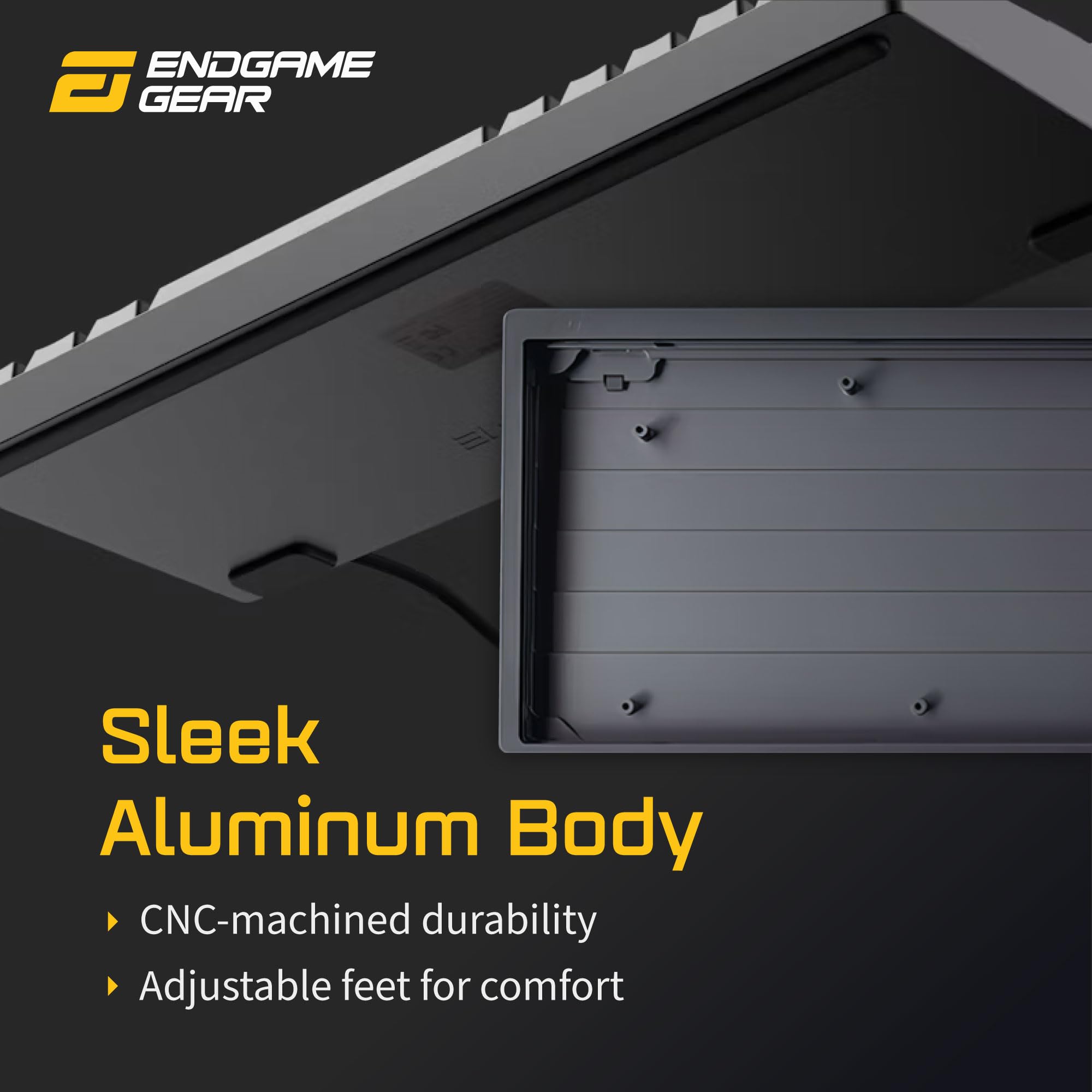 Endgame Gear KB65HE Rapid Trigger Magnetic HE CNC Aluminum Hotswap Keyboard