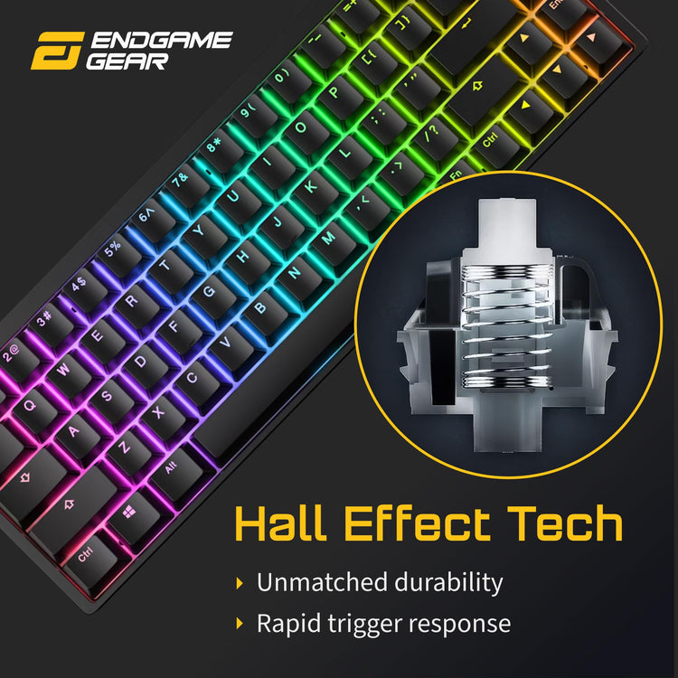 endgame gear support Endgame Gear KB65HE Rapid Trigger Magnetic HE CNC Aluminum Hotswap Key