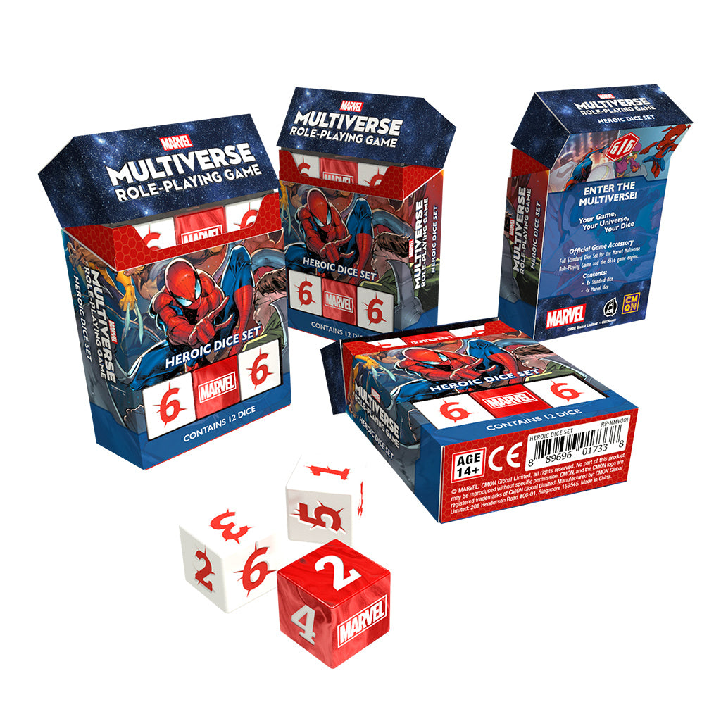 Marvel Rivals Dice Marvel Multiverse Heroic Dice Set