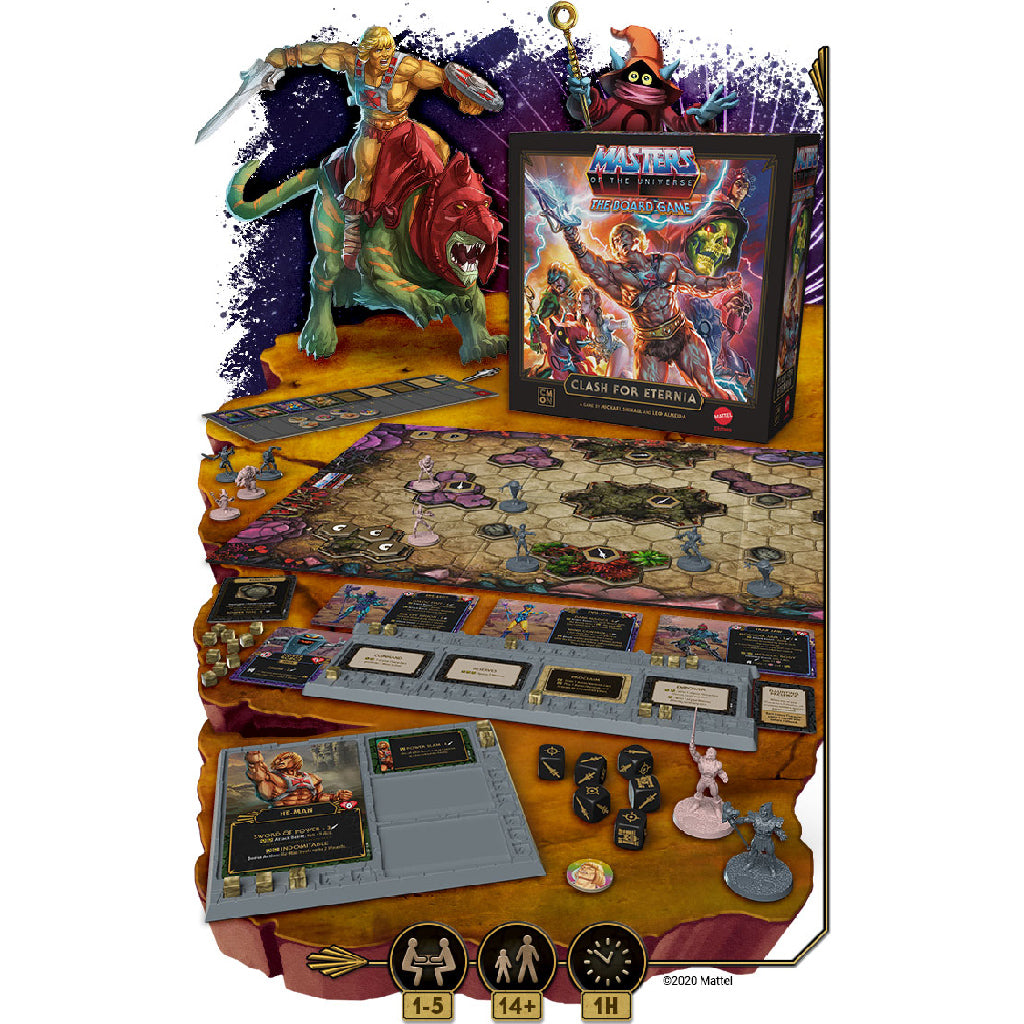 Masters of the Universe: The Board Game - Clash For Eternia MKV57LXRUX |60386|