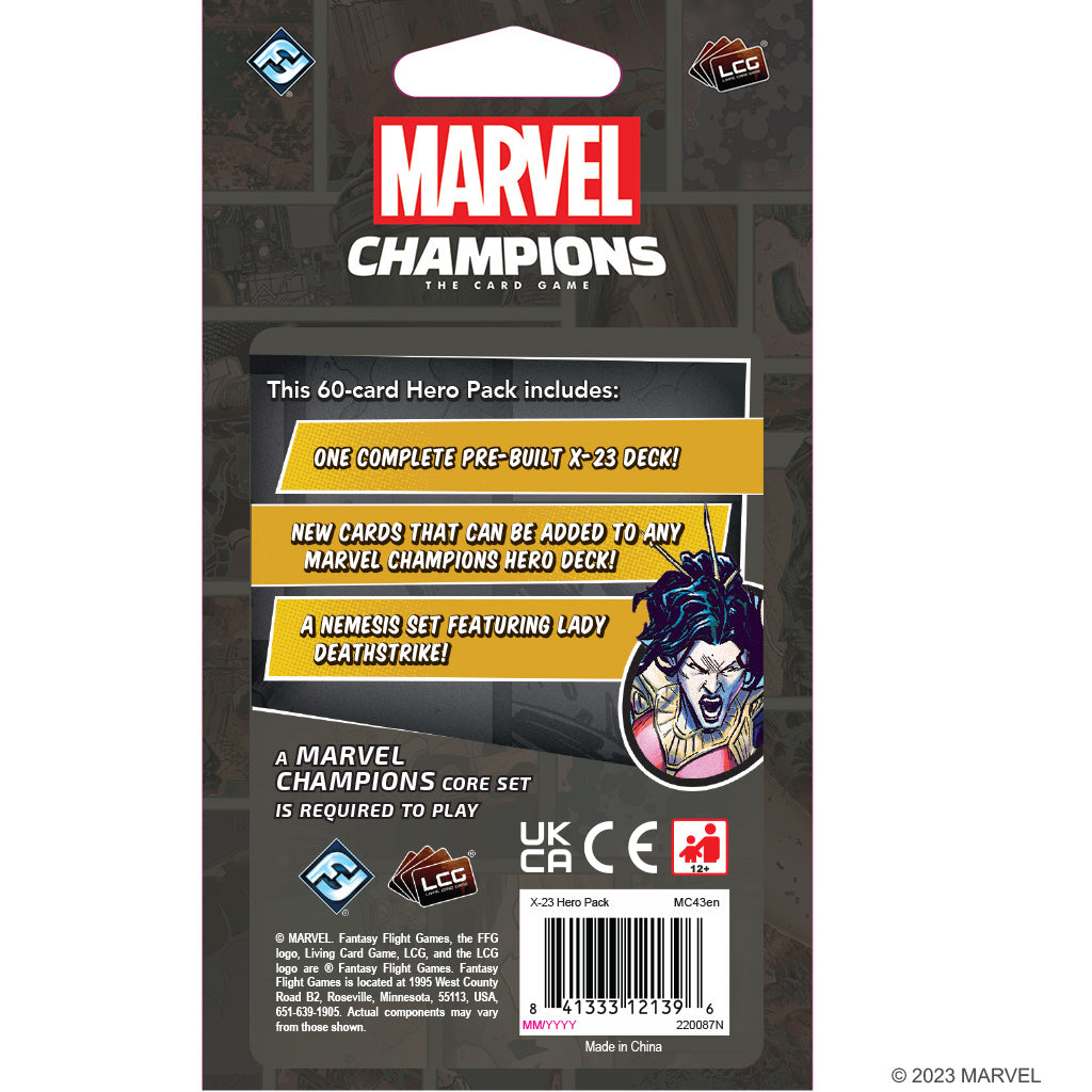 Marvel Champions : The Card Game - X-23 Hero Pack MKK2I0J7EA |60560|