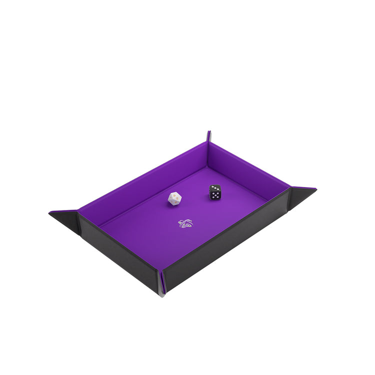 Magnetic Dice Tray Rectangular Black/Purple MKTWTPBKEP |60930|