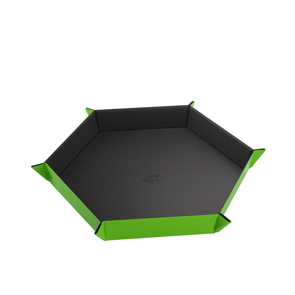 Magnetic Dice Tray Hexagonal Black/Green MK7ICF90S6 |0|