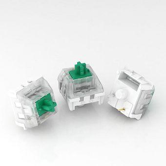 Kailh Speed Pro Light Green 50g Clicky Plate Mount Switch MKDK441ILY |37602|