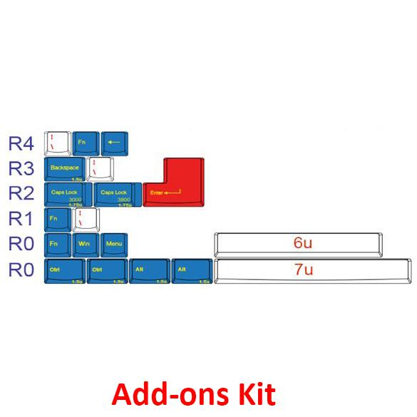 Tai-Hao Sin City Cubic ABS Double Shot Keycap Set MKREZ3MGI3 |77012|