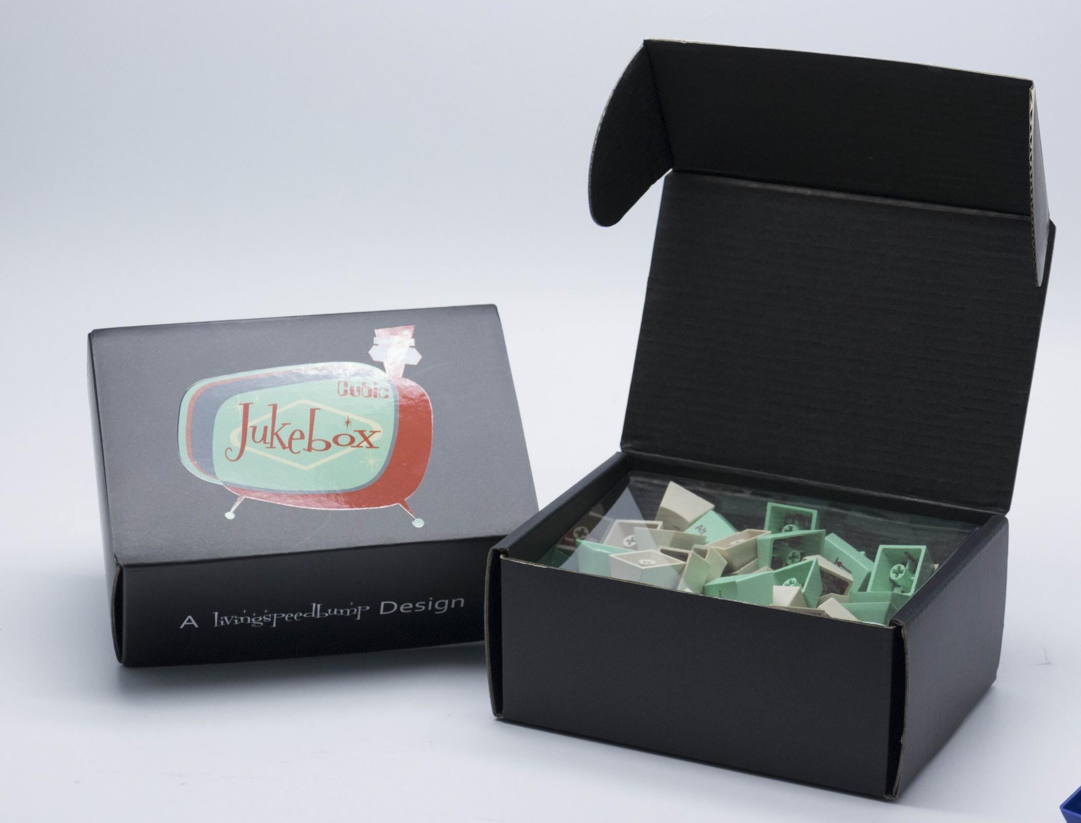 Tai-Hao Jukebox Cubic Profile Double Shot ABS Keycaps MKQ48CG6D5 |37624|