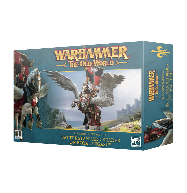 Warhammer: The Old World Kingdom of Bretonnia : Battle Standard Bearer on Royal Pegasus MKSY4R63IT |0|