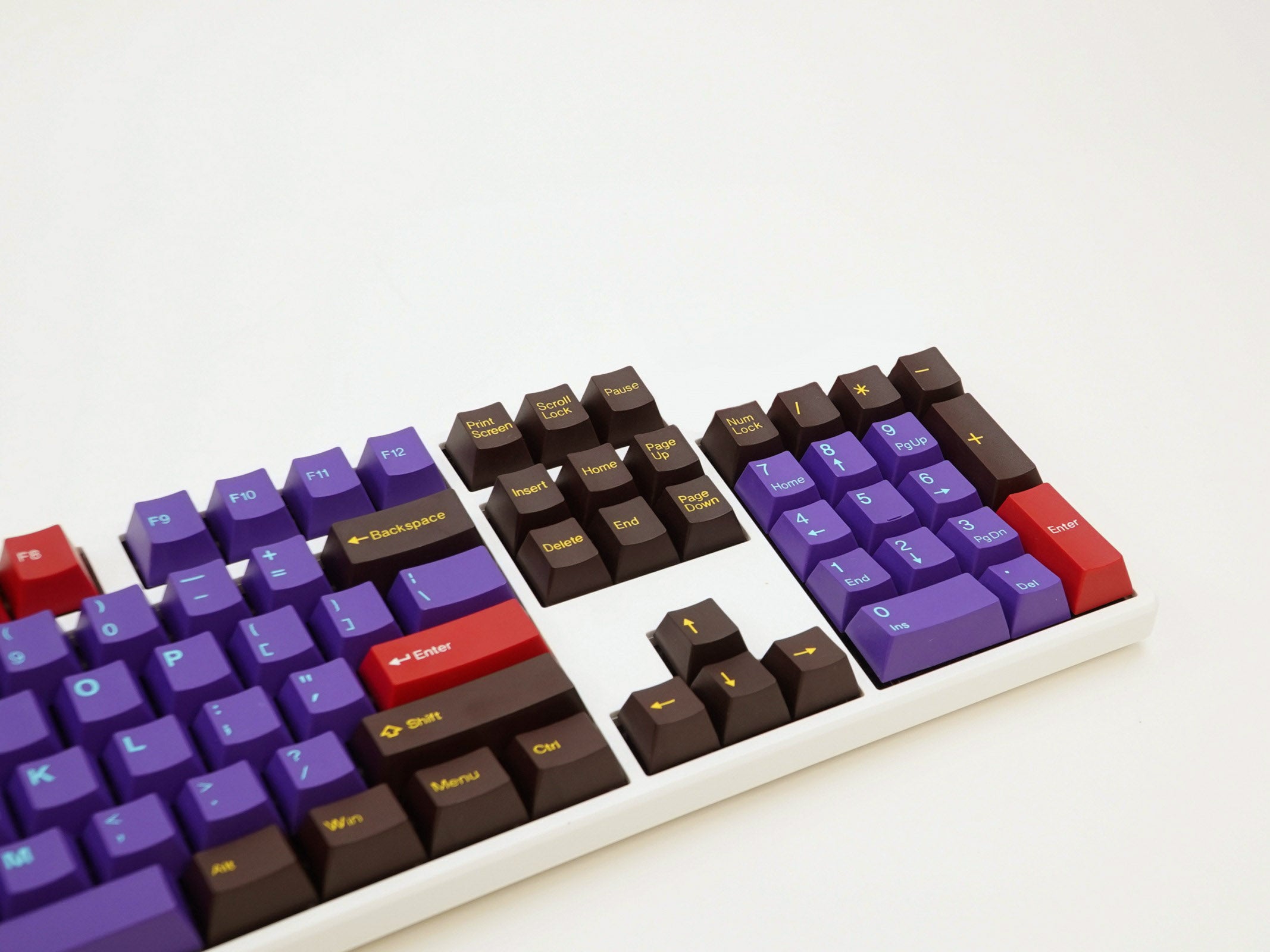 Tai-Hao 113 Key ABS Double Shot Cubic Keycap Set Ultraviolet MK6M3SXMQ5 |79277|